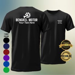 BENGKEL MOTOR (YOUR NAME) T-shirt Men Women Short Long Sleeve