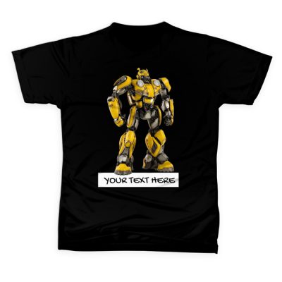 ROBOT Kids T-shirt Custom Name / Text - Casual Gift Present Birthday