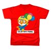 PORORO Kids T-shirt Customize Name&Text For Casual Gift Present Birthday