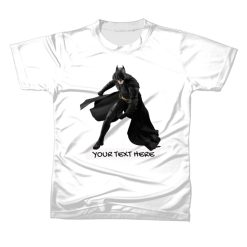 BATMAN BLACK Kids T-shirt For Casual Gift Present Birthday