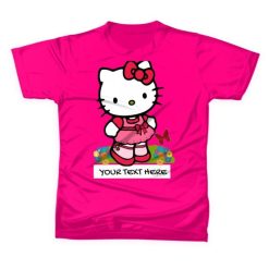 HELLO KITTY Kids T-Shirt Customize Text / Name