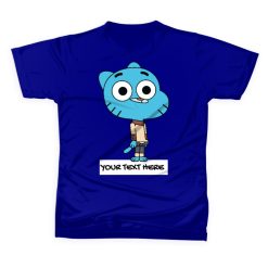 GUMBALL WATTERSON Kids T-shirt Customize Name & Text For Casual Gift Present Birthday