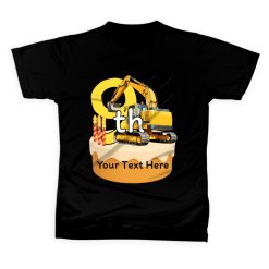 T-Shirt Birthday Kids Kanak-Kanak 9 Tahun – Custom Nama Teks