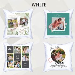 Photo Printed Pillow 40x40cm Pre-designed template-Couple , Partner Wedding Anniversary Memories