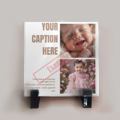 Personalize Pictures Ceramic Tiles 11x11 cm - Kids Baby Child Present Gift Birthday Memories