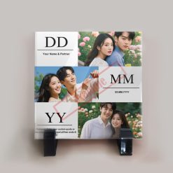 Personalize Pictures Ceramic Tiles 11x11 cm - Couple Wedding Anniversary Decoration Memories